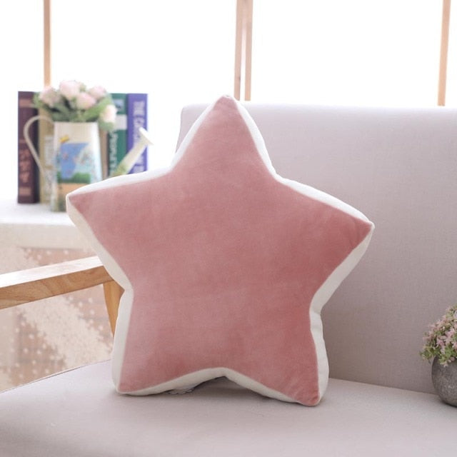 Candy color cloud star moon rainbow pillow round shape stuffed soft ball pillow cushion home sofa decor pillow gift for friend