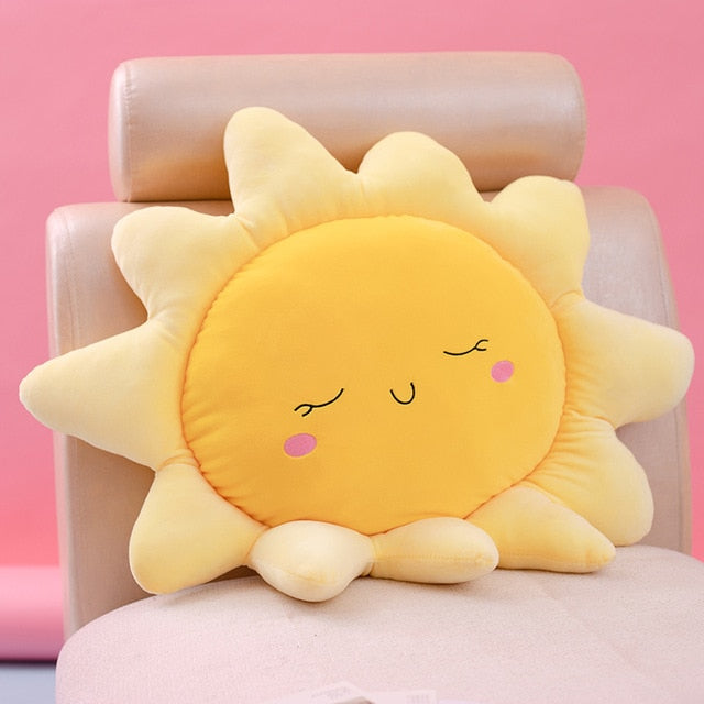 Cute Cloud Plush Pillow Stuffed Soft Creative Cloud Toy Kawaii Car Pillow  Seat Cushion Home Decor for Kids Baby Birthday Gift