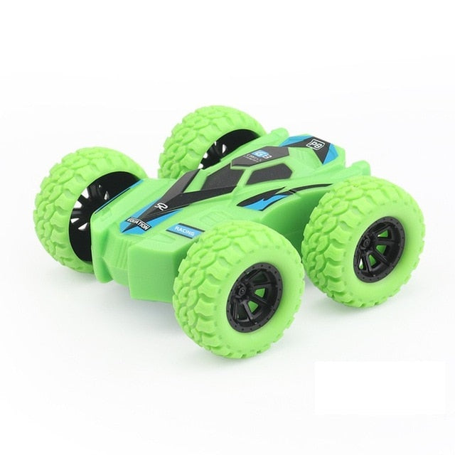 Children Inertia Double-sided Dump Truck Resistant Falling 360 Tumbling Spinning Toy Car Turned To Kid Gift Toys