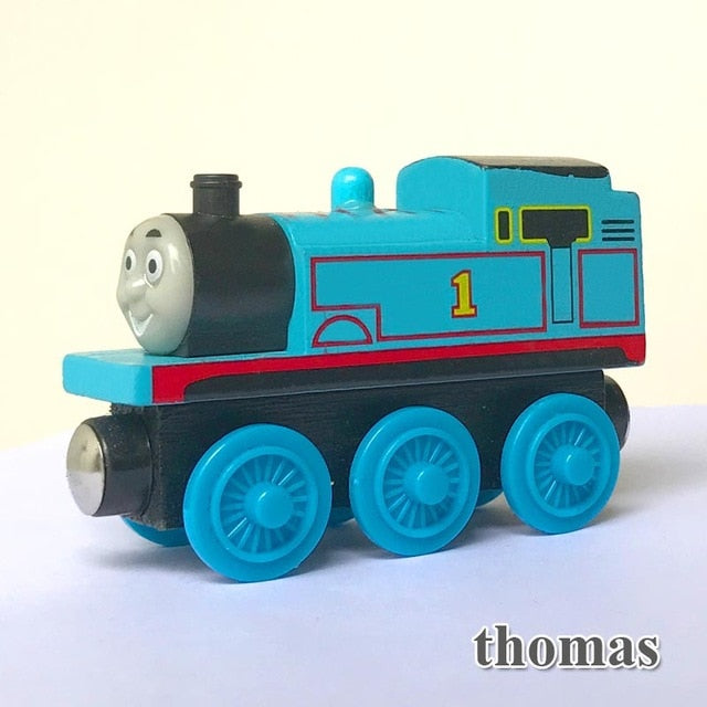 Magnetic wooden trains thomas wooden toy thomas train Wooden Model Trains for baby thomas and friends building wood toys for kid