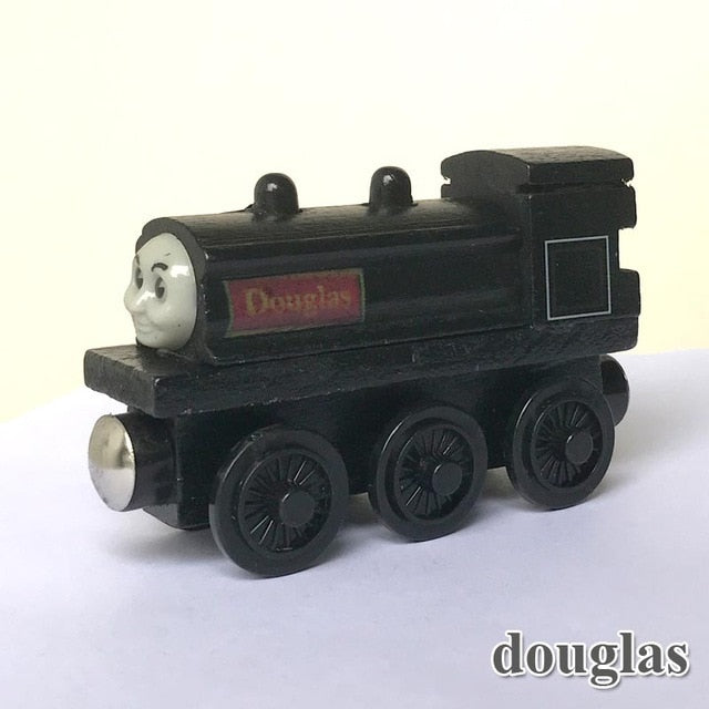 Magnetic wooden trains thomas wooden toy thomas train Wooden Model Trains for baby thomas and friends building wood toys for kid