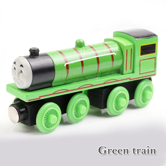 Magnetic wooden trains thomas wooden toy thomas train Wooden Model Trains for baby thomas and friends building wood toys for kid