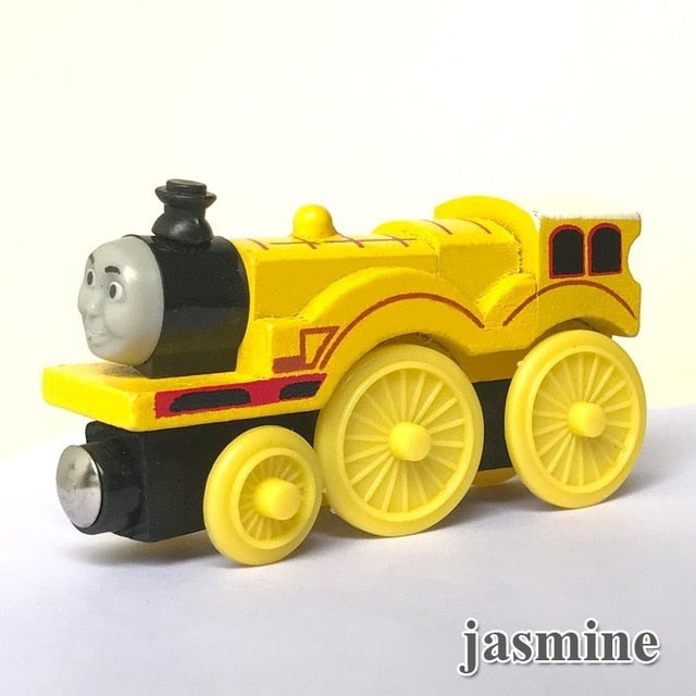 Magnetic wooden trains thomas wooden toy thomas train Wooden Model Trains for baby thomas and friends building wood toys for kid