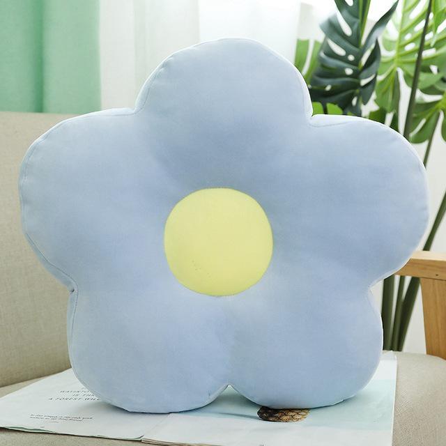 Lovely 40cm Fresh Colorful Flower Plush Pillow Toy Soft Cartoon Plant Stuffed Doll Chair Cushion Sofa Kids Lovers Birthday Gifts