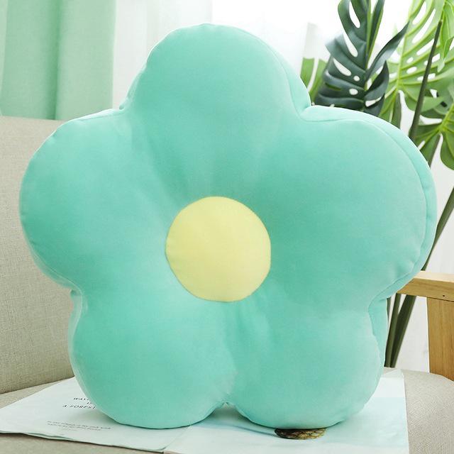 Lovely 40cm Fresh Colorful Flower Plush Pillow Toy Soft Cartoon Plant Stuffed Doll Chair Cushion Sofa Kids Lovers Birthday Gifts