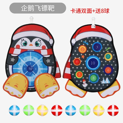 Children  Throw Sticky Ball Dartboard Target  Ball Game Family Sport Game  Party outdoor sports baby indoor sucker ball toys