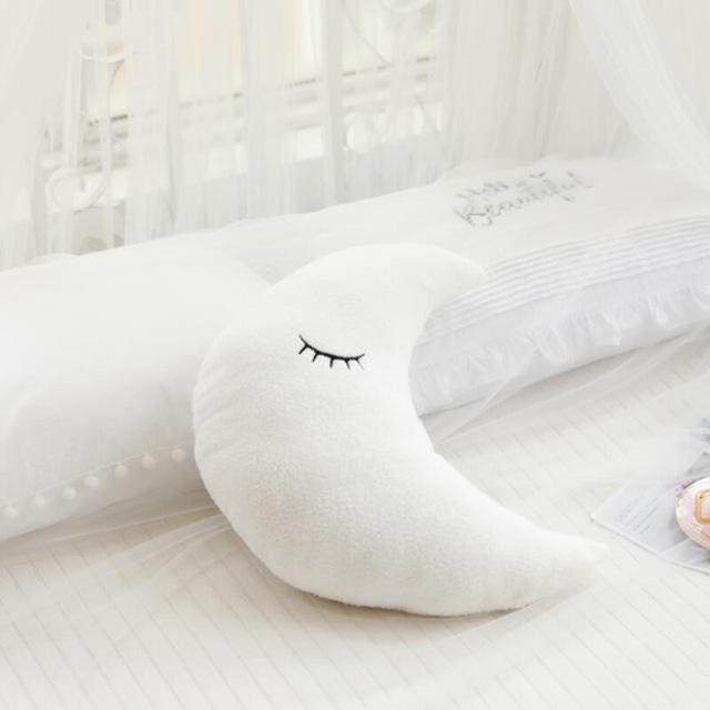 Nice Stuffed Cloud Moon Star Raindrop Plush Pillow Soft Cushion Cloud Stuffed Plush Toys For Children Baby Kids Pillow Girl Gift