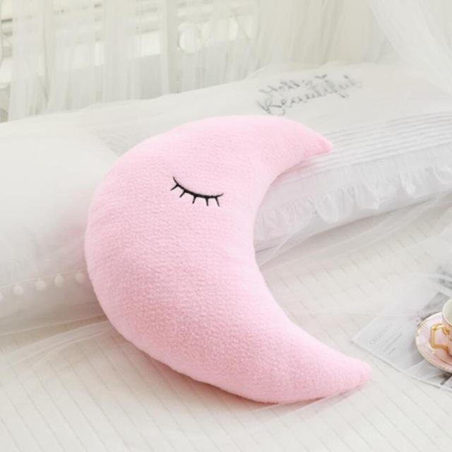 Nice Stuffed Cloud Moon Star Raindrop Plush Pillow Soft Cushion Cloud Stuffed Plush Toys For Children Baby Kids Pillow Girl Gift