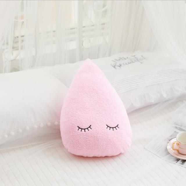 Nice Stuffed Cloud Moon Star Raindrop Plush Pillow Soft Cushion Cloud Stuffed Plush Toys For Children Baby Kids Pillow Girl Gift