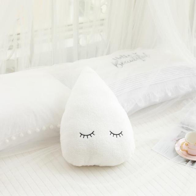 Nice Stuffed Cloud Moon Star Raindrop Plush Pillow Soft Cushion Cloud Stuffed Plush Toys For Children Baby Kids Pillow Girl Gift