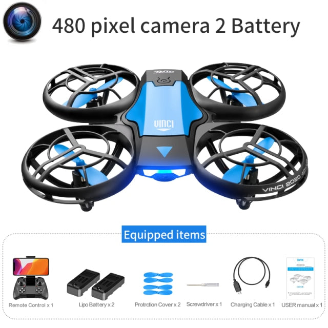 4DRC V8 New Mini Drone 4k profession HD Wide Angle Camera 1080P WiFi fpv Drone Camera Height Keep Drones Camera Helicopter Toys