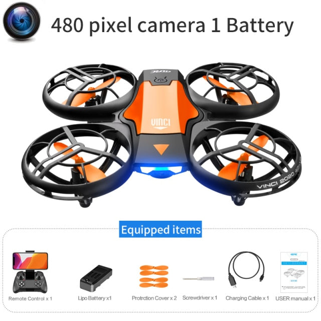 4DRC V8 New Mini Drone 4k profession HD Wide Angle Camera 1080P WiFi fpv Drone Camera Height Keep Drones Camera Helicopter Toys