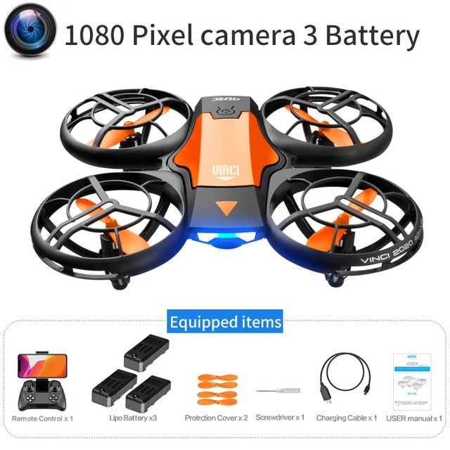 4DRC V8 New Mini Drone 4k profession HD Wide Angle Camera 1080P WiFi fpv Drone Camera Height Keep Drones Camera Helicopter Toys