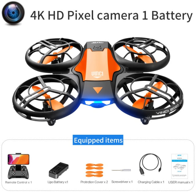 4DRC V8 New Mini Drone 4k profession HD Wide Angle Camera 1080P WiFi fpv Drone Camera Height Keep Drones Camera Helicopter Toys