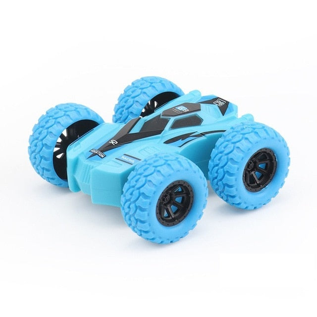 Children Inertia Double-sided Dump Truck Resistant Falling 360 Tumbling Spinning Toy Car Turned To Kid Gift Toys