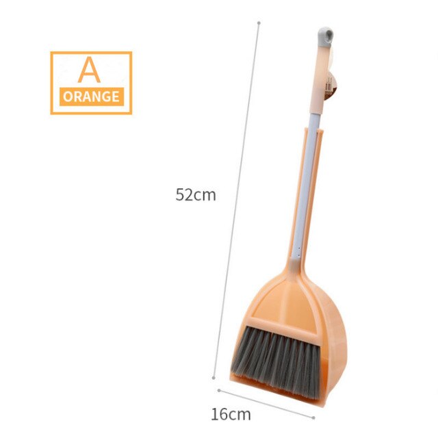 Children's Simulation Broom Mop and Dustpan Set Kindergarten Toys Baby Mini Play House Sweeping Cleaning Toy Combination