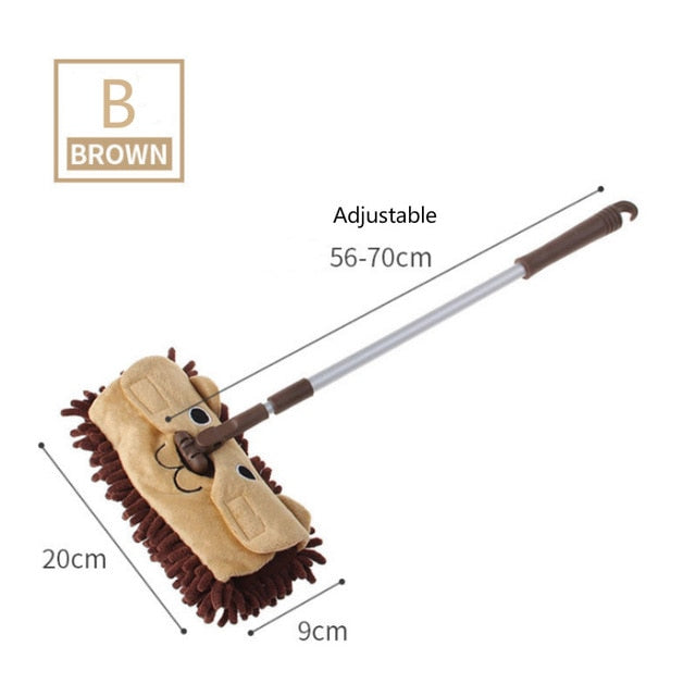 Children's Simulation Broom Mop and Dustpan Set Kindergarten Toys Baby Mini Play House Sweeping Cleaning Toy Combination