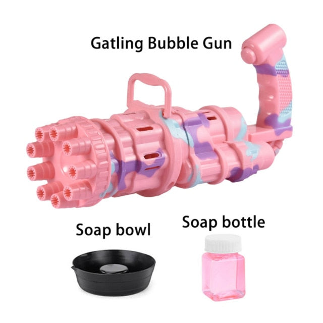 New Gatling Bubble Machine 