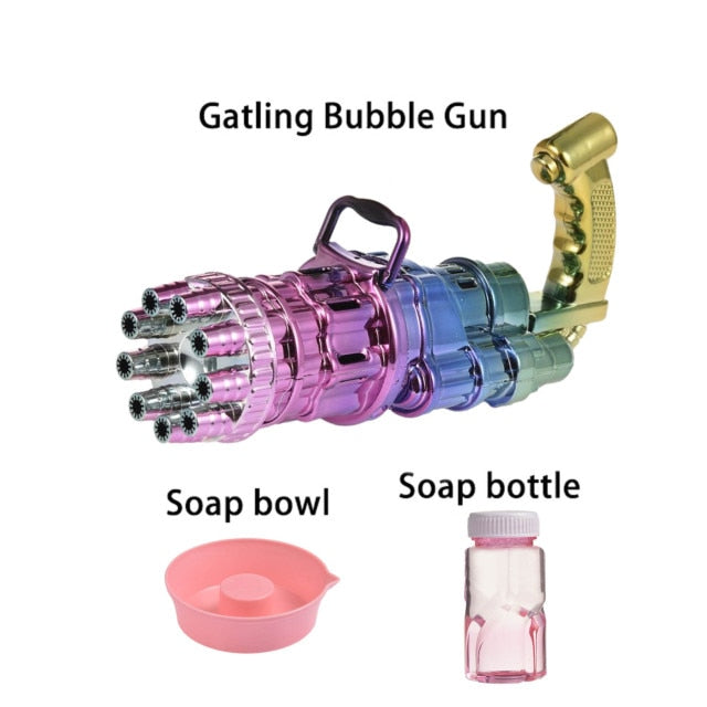 New Gatling Bubble Machine 