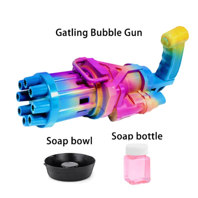 New Gatling Bubble Machine 