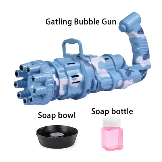 New Gatling Bubble Machine 