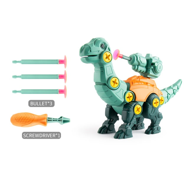 Children's Dinosaur Construction Boy Toy Set Educational Designer Montessori Model Disassembly Assembly Puzzle Toys for Kid