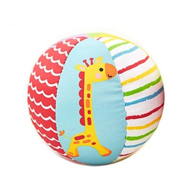 Soft Cloth Rattle Ball Baby Toy For 0-36 Months Stuffed Baby Play Ball Cartoon Animal BB Stick Hand Bell Educational Sensory Toy