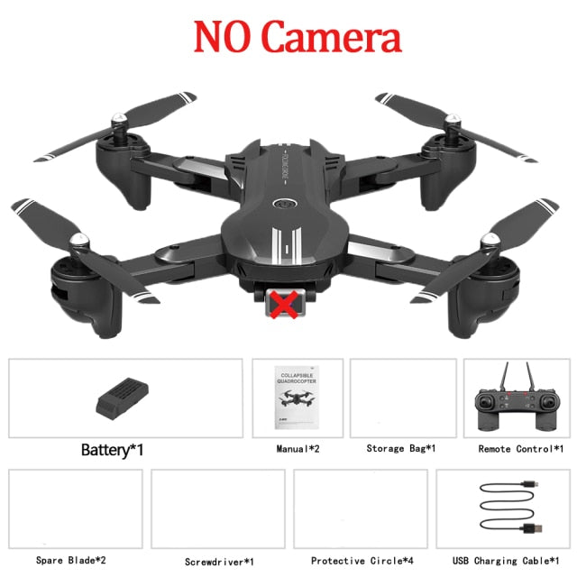 LISM X209 RC Drone 4K Professional HD Dual Camera WIFI FPV Air Pressure Fixed Height One Key Return Home Folding Quadcopter Toys