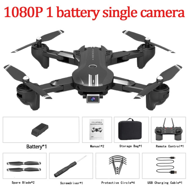 LISM X209 RC Drone 4K Professional HD Dual Camera WIFI FPV Air Pressure Fixed Height One Key Return Home Folding Quadcopter Toys