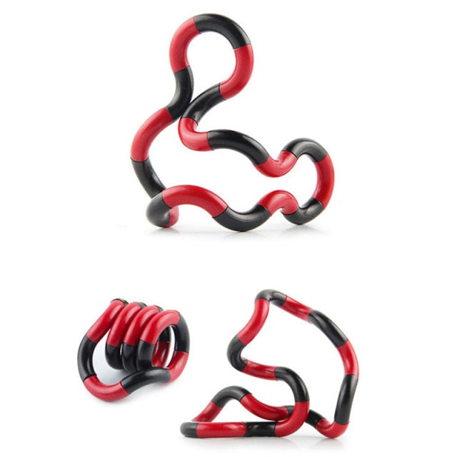 Twisted Ring Fidget Magic Trick Rope Tange Fidget Toy Creative DIY Winding Leisure Education Stress Relief Decompression Toy