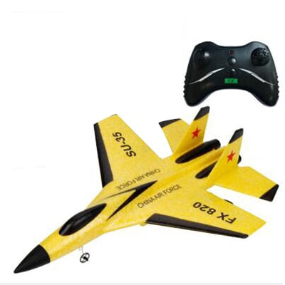 2.4G Glider RC Drone SU35 Fixed Wing Airplane Hand Throwing Foam Dron Electric Remote Control Outdoor RC Plane Toys for Boys F22