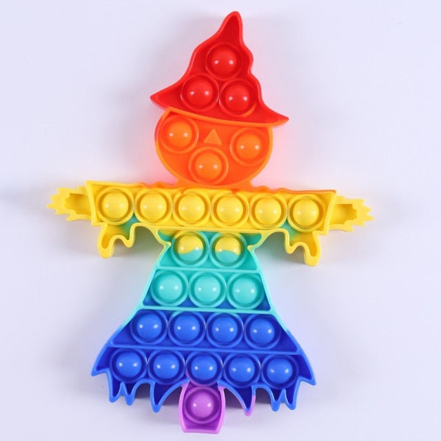 Antistress Toy simple dimple rainbow push it Bubble pack de fidget Toys pack anti stress popits Bubbles anti-stress Toy children