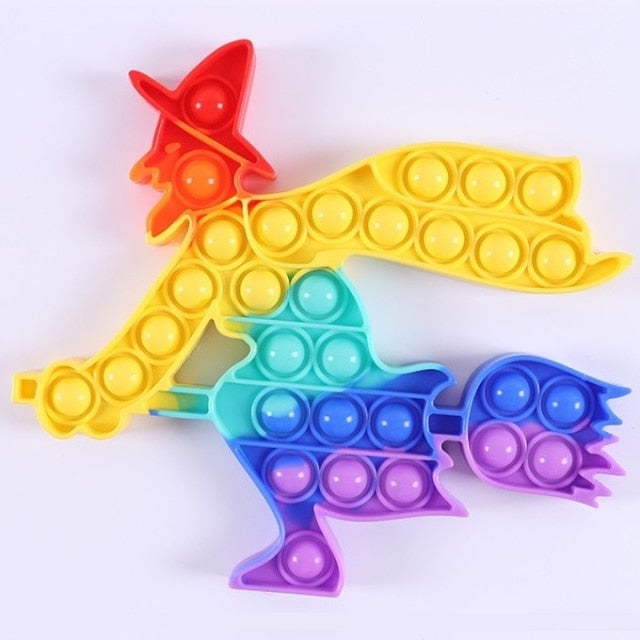 Antistress Toy simple dimple rainbow push it Bubble pack de fidget Toys pack anti stress popits Bubbles anti-stress Toy children