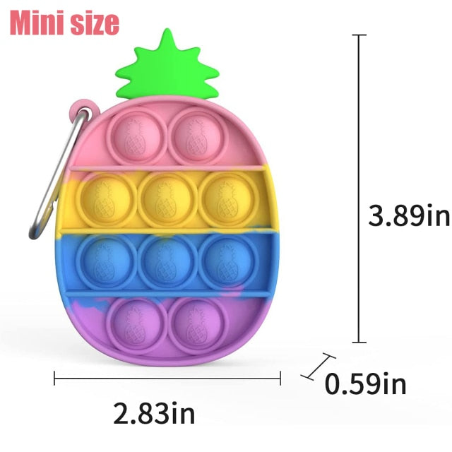 Animal Fidget Toys for Children Adults Kawaii Trend Figet Toy Kids Fun Push Bubble down Antistress toy Girls Boys Birthday Gift