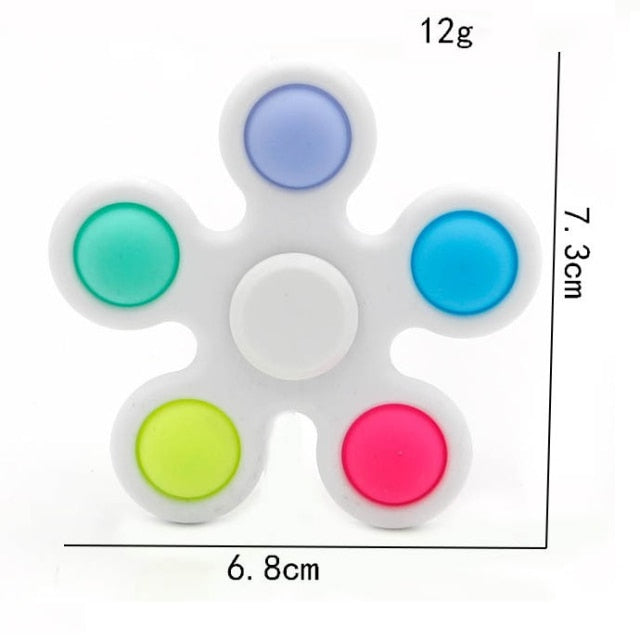 Antistress Toy simple dimple rainbow push it Bubble pack de fidget Toys pack anti stress popits Bubbles anti-stress Toy children