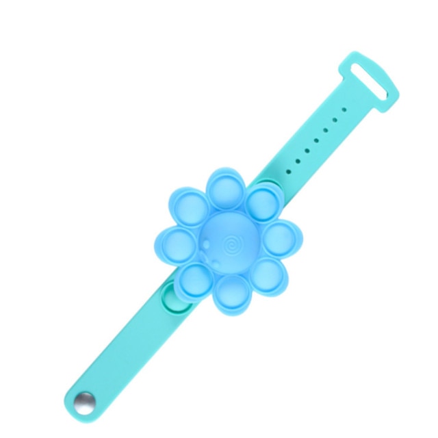 Pops Bubble Simple Dimple Toy Its Fidget Anti Stress Relief Silicone Bracelet Anxiety Sensory For Autism Children