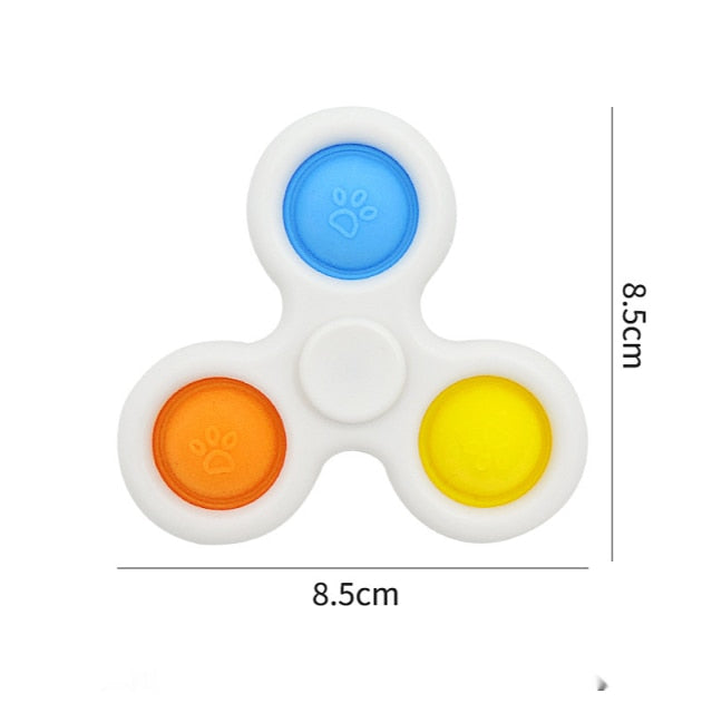 Eight Planets Simple Dimple Popset Fidget Sensory Toy keychain Stress Relief Antistress Board Autism Anxiety Fidget Toy For Kids