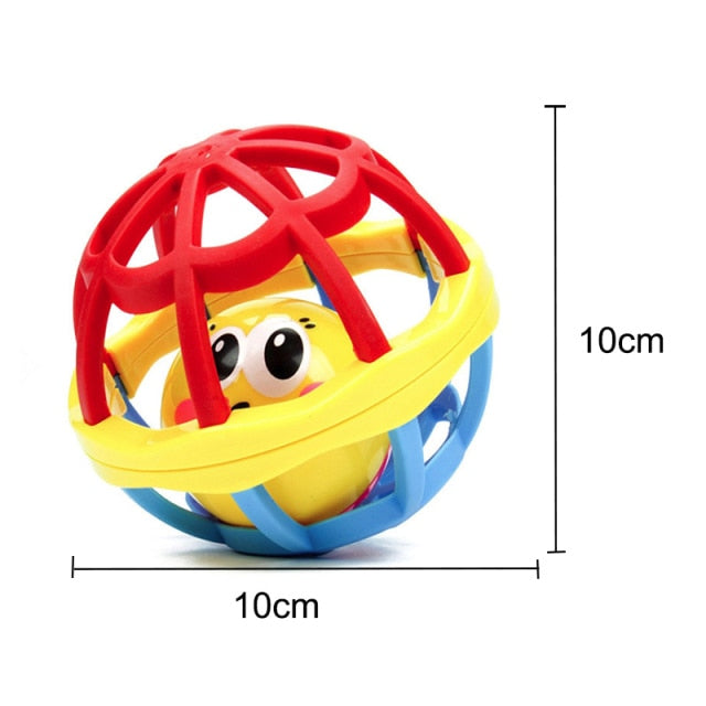 Bearoom Baby Rattles Mobiles Fuuny Baby Toys Intelligence Grasping Gums Soft Teether Plastic Hand Bell hammer Educational Gift