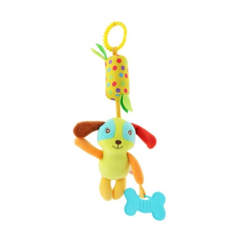 New Arrival  Soft Giraffe Animal Handbells Rattles Plush Infant Baby development Handle Toys Hot Selling WIth Teether Baby Toy