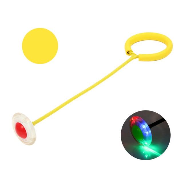 Flash Jumping Rope Ball Kids Outdoor Fun Sports Toy LED Children Jumping Force Reaction Training Swing Ball Child-parent Games