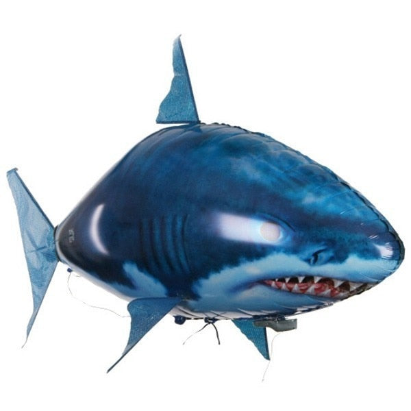 Remote Control Shark Toys Air Swimming RC Animal Infrared Fly  Balloons Clown Fish Toy For Children Christmas Gifts Decoration