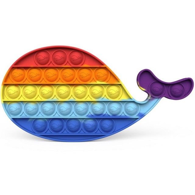 Antistress Toy simple dimple rainbow push it Bubble pack de fidget Toys pack anti stress popits Bubbles anti-stress Toy children