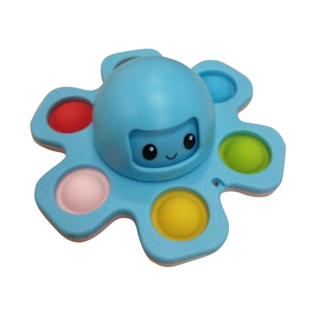 Antistress Push Bubbles Fidget Spinner Fidget Toys For Adults Children Kids Relieve Stress Pops Face Change Finger Spinner Toy