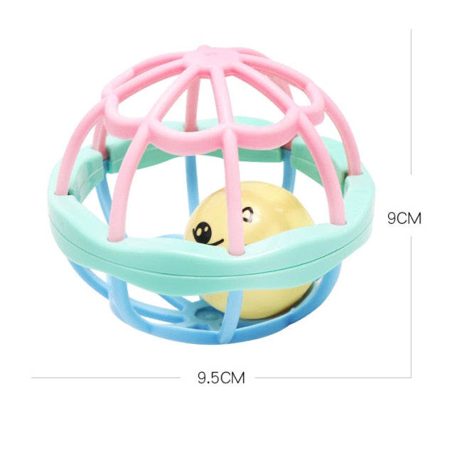 Baby Toy Fun Little Loud Bell Baby Ball Rattles Toy Develop Baby Intelligence Grasping Toy Hand Bell Rattle Toys For Baby Infant