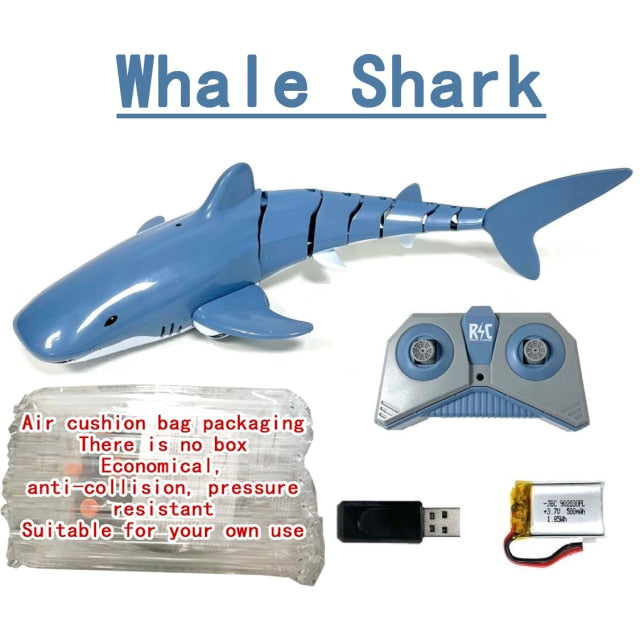 Funny RC Shark Toy Remote Control Animals Robots Bath Tub Pool Electric Toys for Kids Boys Children Cool Stuff Sharks Submarine