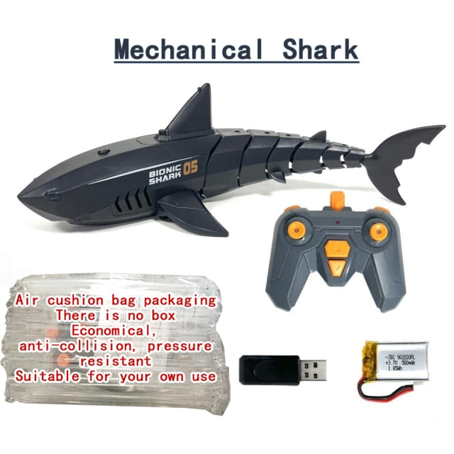 Funny RC Shark Toy Remote Control Animals Robots Bath Tub Pool Electric Toys for Kids Boys Children Cool Stuff Sharks Submarine