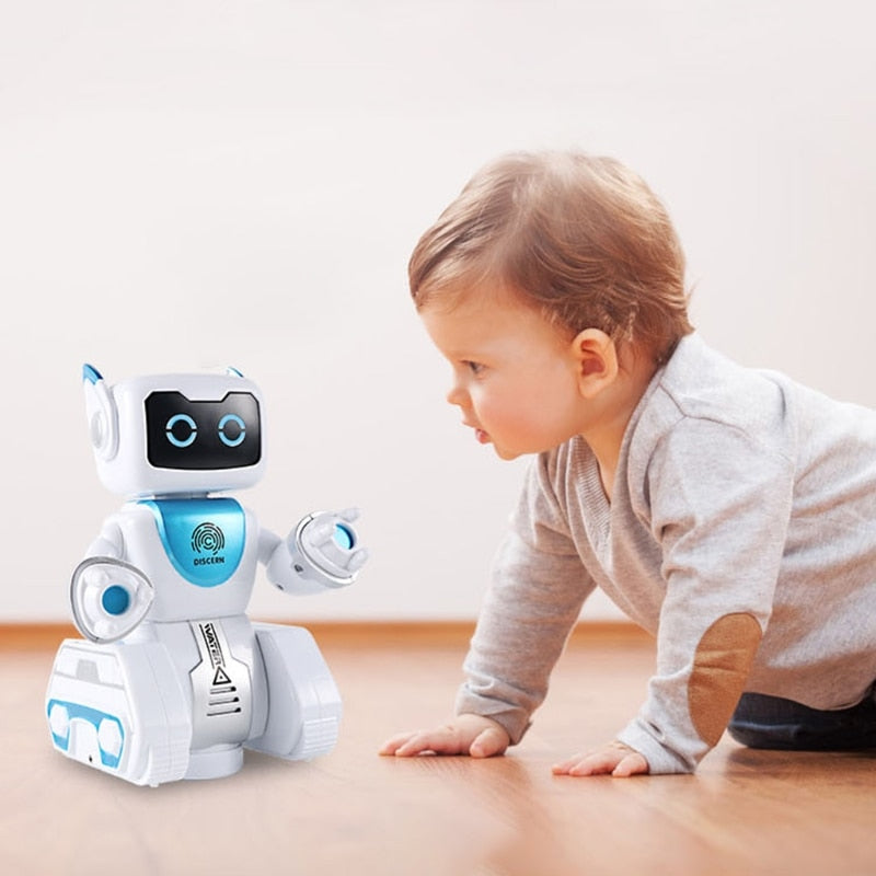 C5AA Programmable RC Robotic Remote Control Intelligent Robot Touch Sensing Action Figure Child Learning Toy Gift