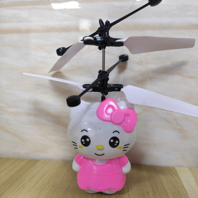 Nicce Mini drone RC drone Helicopter Infrared Induction Flying Quadcopter Dolls Magical Princess Cute Doll Flying Toy